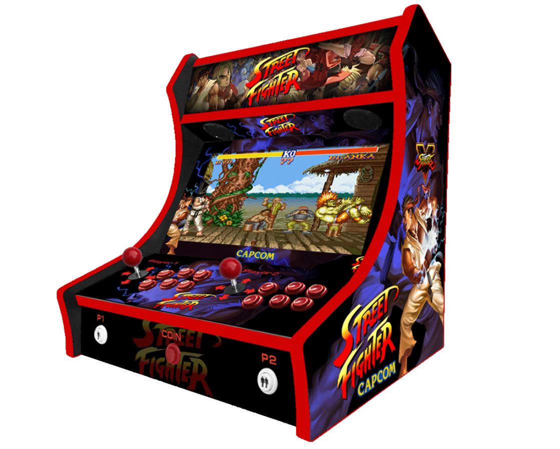 2 Player Bartop Arcade Machine Street Fighter Themed multi player